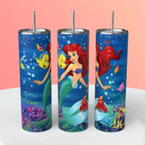 Little Mermaid 20 oz tumbler