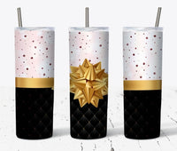 Black & Gold 20oz tumbler