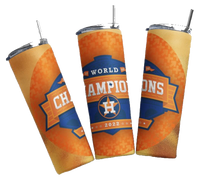 Astros world champion 20 oz tumbler