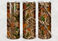 Camo 20 oz tumbler