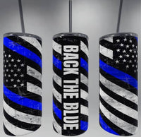 Back the Blue Tumbler