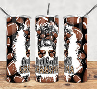 Football grandma 20 oz tumbler