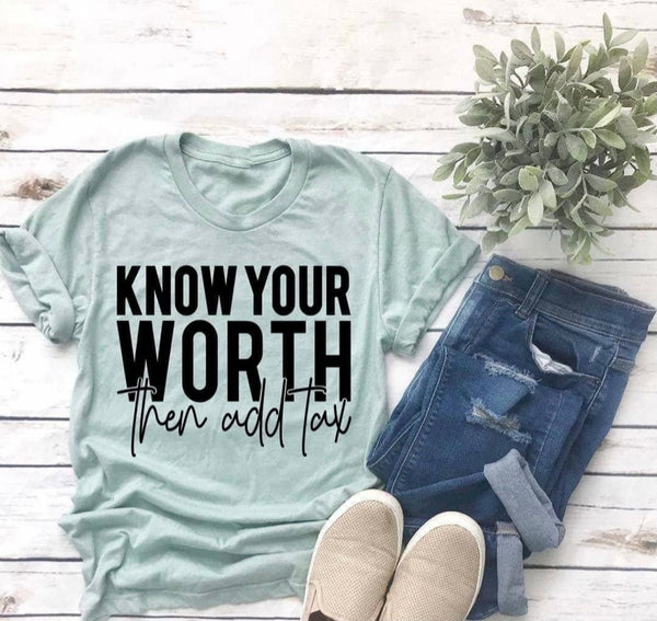 Know your worth then add tax