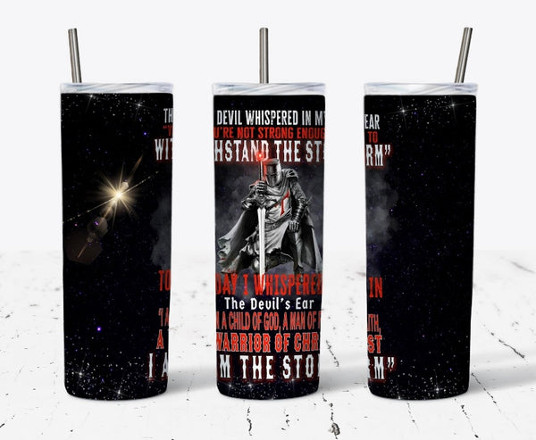 I am the storm 20 oz tumbler