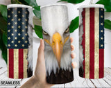 American flag Eagle 20 oz tumbler