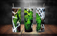 Hulk 20 oz tumbler