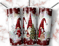 Christmas gnomes 20 oz tumbler