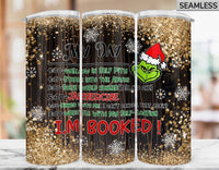 Grinch 20 oz tumbler