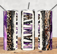 Purple mamaw 20 oz tumbler