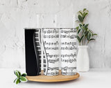 Piano music notes 20 oz tumbler