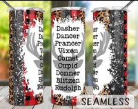 Dasher, Dancer 20 oz tumbler