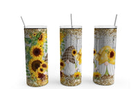 Sunflower Gnomes tumbler