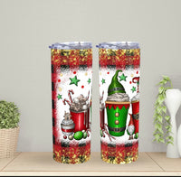 Santa coffee 20 oz tumbler