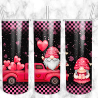 Valentine’s gnomes 20 oz tumbler