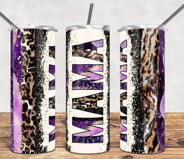 Purple mama 20 oz tumbler