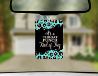 Throat punch car air freshener