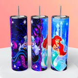 Little Mermaid 20 oz tumbler