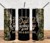 Dad Jokes 20 oz tumbler