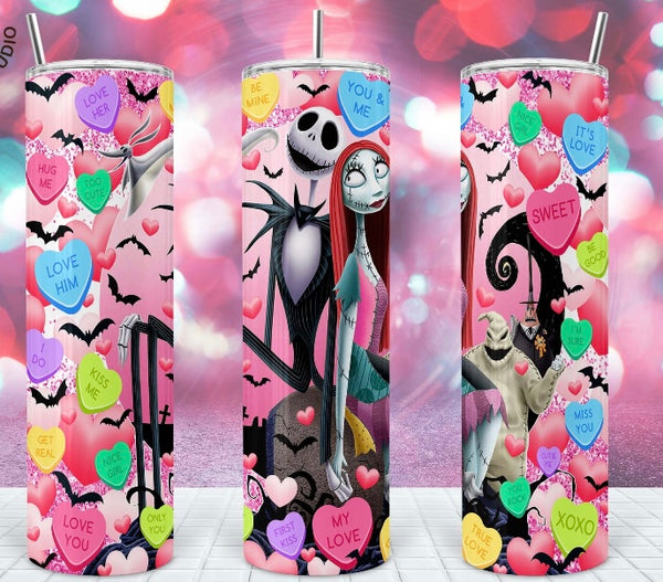 Jack n Sally 20 oz tumbler