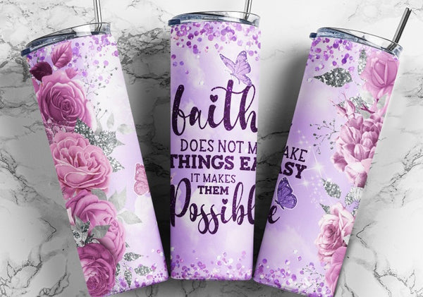 Faith 20 oz tumbler