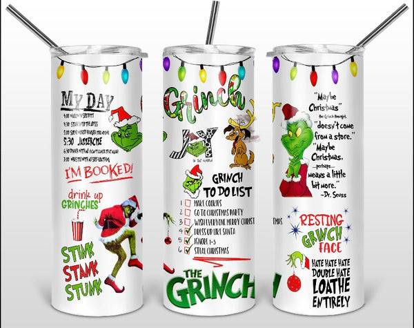 The Grinch 20 oz tumbler