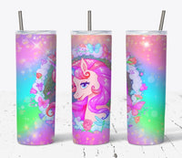 Unicorn 20 oz tumbler