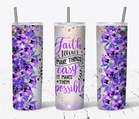 Faith 20 oz tumbler