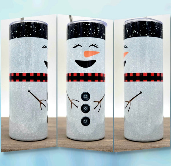 Snowman tumbler