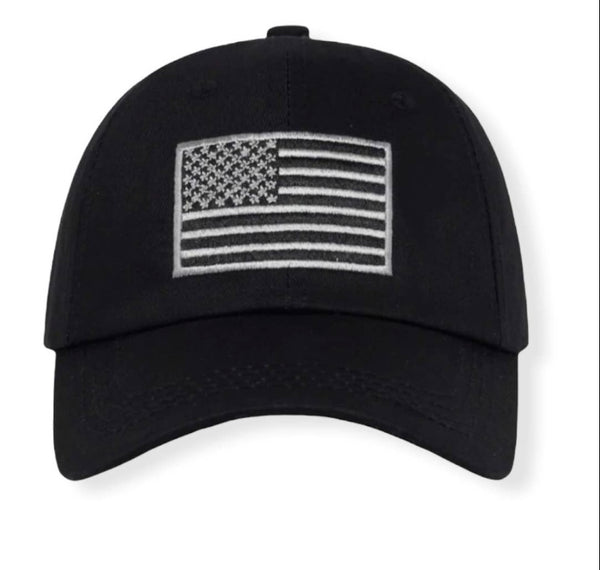 Black flag hat