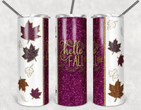 Hello Fall tumbler