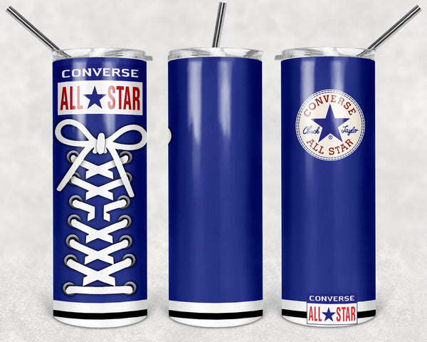 Blue converse tumbler