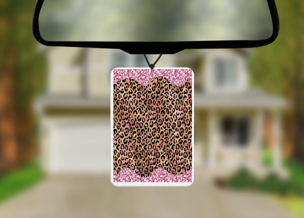 Leopard car air freshener