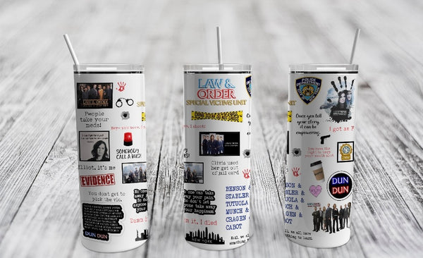 Law and Order SVU tumbler