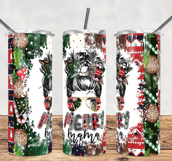 Merry mama 20 oz tumbler