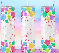 Hearts 20 oz tumbler