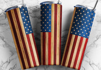 American flag 20 oz tumbler