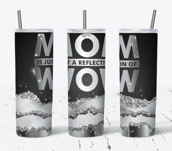 Mom wow 20oz tumbler