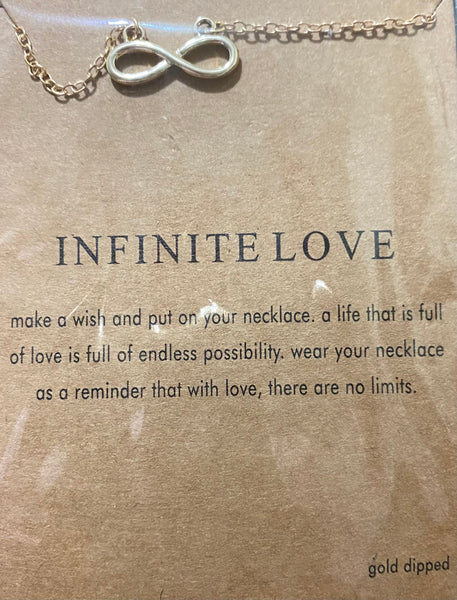 Infinite Love gold Necklace