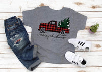 Kids vintage Christmas truck