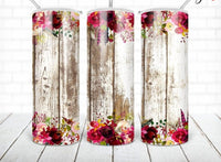 Floral 20 oz tumbler