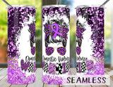 Domestic violence warrior 20 oz tumbler