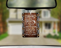 Fishing car air freshener