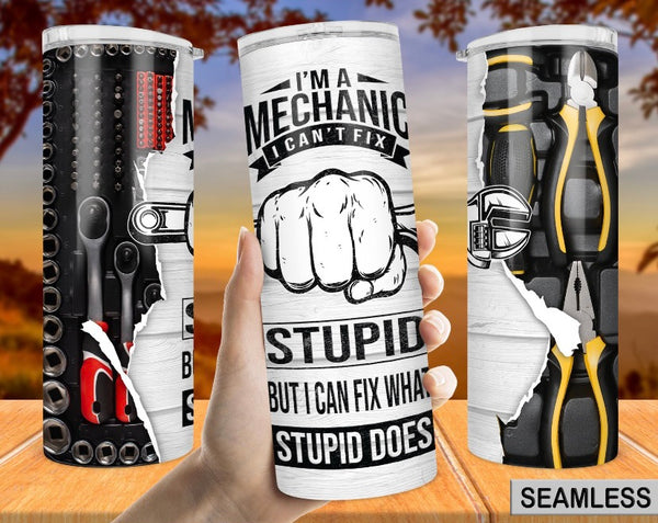 I’m a mechanic 20 oz tumbler