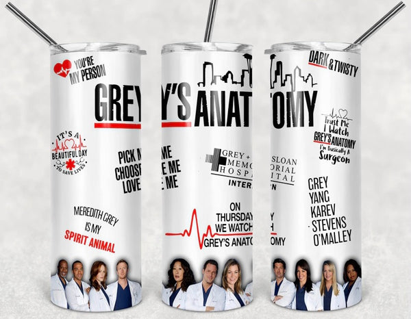 Grey’s Anatomy Tumbler