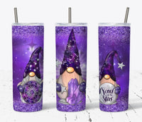 Purple gnomes 20 oz tumbler