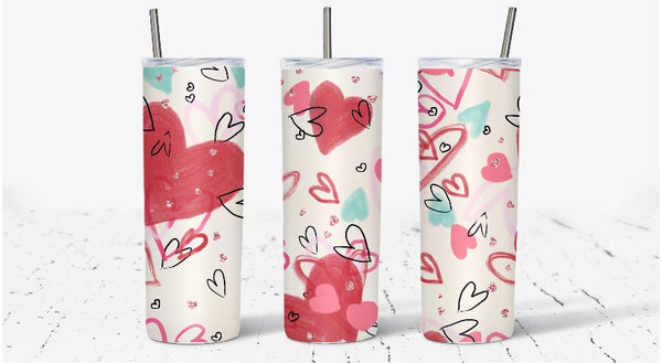 Heart 20oz tumbler